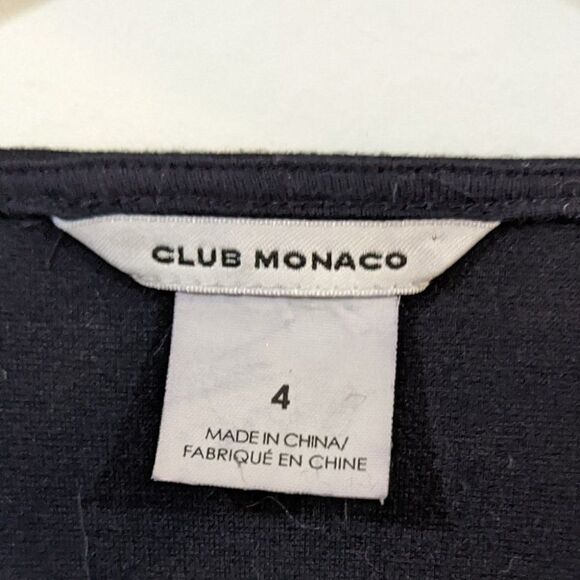 Club monaco | Navy Shift Dress with Cutout - Picture 3 of 6